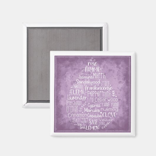 Essential Oil Drop Magnet (Vorderseite/Rückseite)