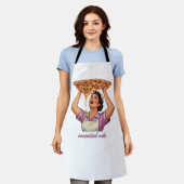 Essential Oils Funny Pizza Illustration | Girly Schürze (Getragen)