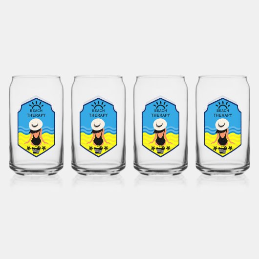 Essential Summer Beach Dosenglas (Vorderseite)