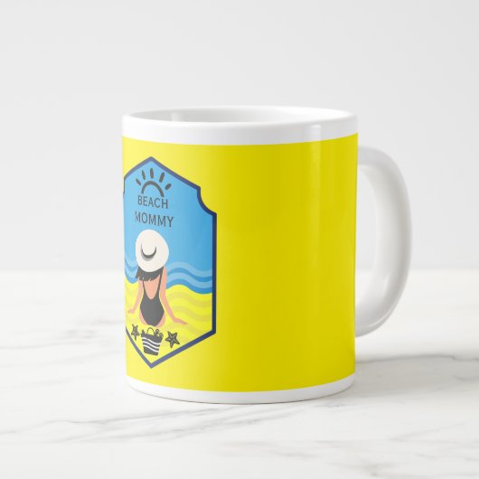 Essential Summer Beach Jumbo-Tasse (Vorderseite Rechts)