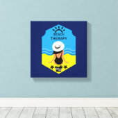 Essential Summer Beach Leinwanddruck (Insitu (Holzboden))