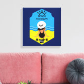 Essential Summer Beach Leinwanddruck (Insitu (Wohnzimmer))