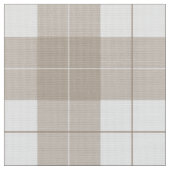 Essential Umber Brown Kariert Stoff (Nahaufnahme)