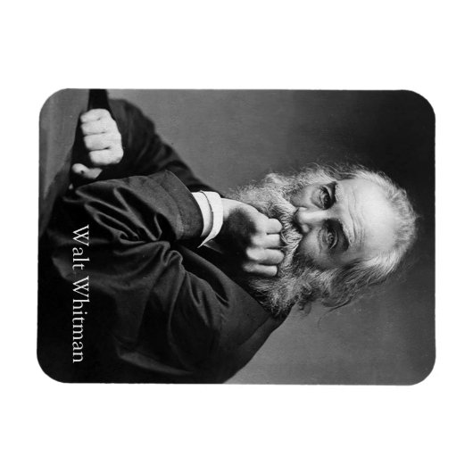 Essential Walt Whitman Portrait Magnet (Horizontal)