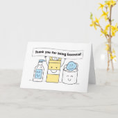 Essential Worker Dankeschön an Krankenpfleger Karte (Gelbe Blume)