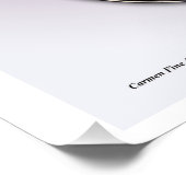 "Essentialistische Schöpfung". Glänzende Poster (Ecke)