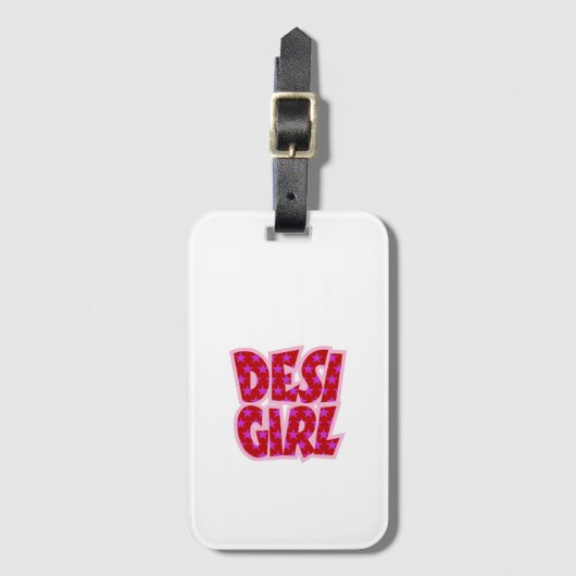 Essentials Bollywood Inspirierte Geschenke Gepäckanhänger (Vorderseite Vertikal)