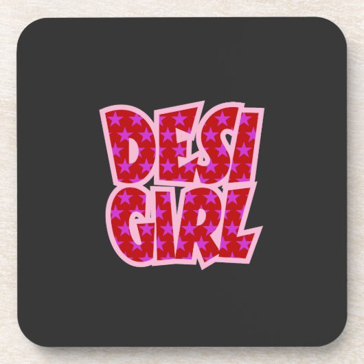 Essentials Bollywood Inspirierte Geschenke Getränkeuntersetzer (Vorderseite)