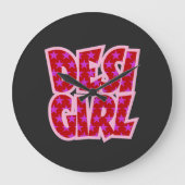 Essentials Bollywood Inspirierte Geschenke Große Wanduhr (Vorderseite)