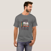 Essentials, Bücher und Katzen T-Shirt (Vorne ganz)