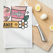 Essentials für Pink Rainbow - Personalisiert Geschirrtuch (Viertel Falte)