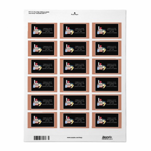 Essentials für Studenten - Adressetikett anpassen (Vorne)