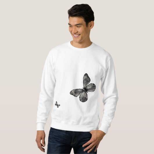 Essentials Leisure w/Butterfly Print Sweatshirt (Vorne ganz)
