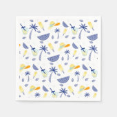 Essentials zur Sommerzeit Serviette (Vorderseite)