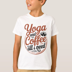 Essentielles Yoga- und Kaffeeshirt  T-Shirt