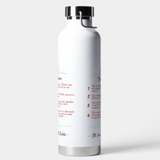 Essenz Buddhas : 4 Reliances Trinkflasche (links)