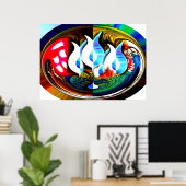 Essenz der Frühlingskunst Poster (Heimbüro)