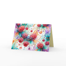 Essenz der Himbeerbeerkarte