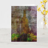 Essenz der Vine Digital Art Grußkarte Karte (Gelbe Blume)