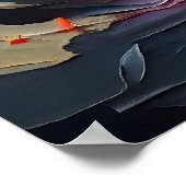 Essenz des Gartens I – Nachtexpression Poster (Ecke)