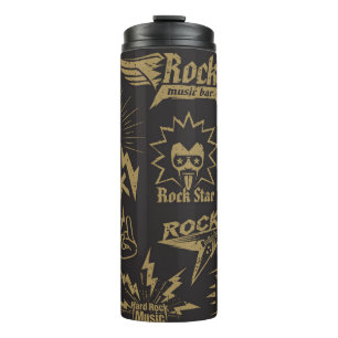 Essenz energischer Rockmusik Thermosbecher