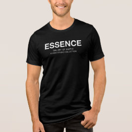 ESSENZ Minimalistische Typografie Tri-Blend Shirt