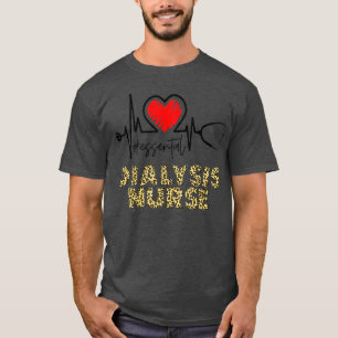 Essenzielle Dialyse Geschenke für Herzschlag Dialy T-Shirt