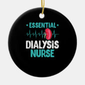 Essenzielle Dialyse Nurinsulin Pflege Funny Keramik Ornament (Vorne)