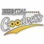 Essenzielle Güte Vinyl Sticker (Vorderseite)