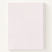 Essenzielle Öle Aromatherapie Logo rot Rosa Notizblock (Rückseite)