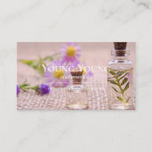 Essenzielle Öle Aromatherapie Visitenkarte (Vorderseite)