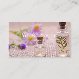 Essenzielle Öle Aromatherapie Visitenkarte