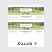 Essenzielle Öle Duftstoff Flaschenetikett Aufkleber (Blatt)