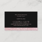 Essenzielle Öle Flasche Aromatherapie Visitenkarte (Rückseite)