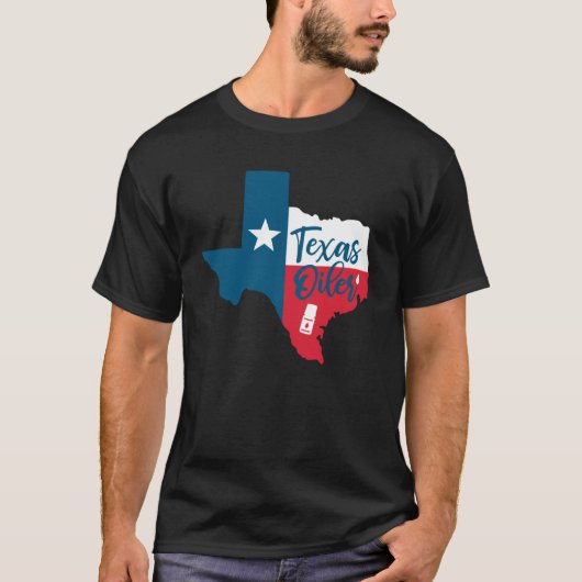 Essenzielle Öle Texas Flag Oiler Quote Sprichwort T-Shirt (Vorderseite)