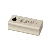 Essenzielle Öle Wassertropfen Gummistempel (Stempel)