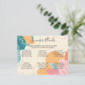 Essenzielle Sommer-Öle mischen Postkarte (Stehend Vorderseite)