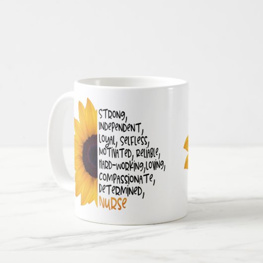 Essenzieller Mitarbeiter im Bereich "Harnblütenleh Kaffeetasse (Vorderseite Links)