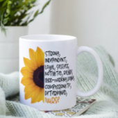 Essenzieller Mitarbeiter im Bereich "Harnblütenleh Kaffeetasse