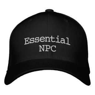 Essenzieller NPC-Hut Bestickte Baseballkappe