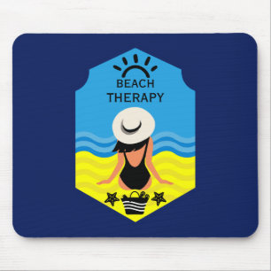 Essenzieller Sommerstrand Mousepad