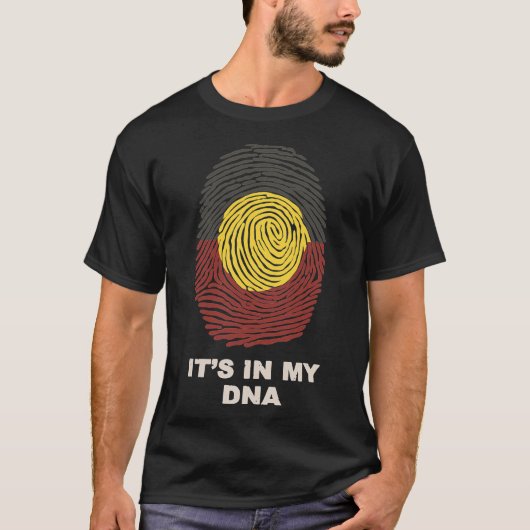 Essenzieller T - Shirt der DNA der Aborigines (Vorderseite)