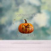 Essenzieller T - Shirt im Herbst Acrylschild (Neutral)