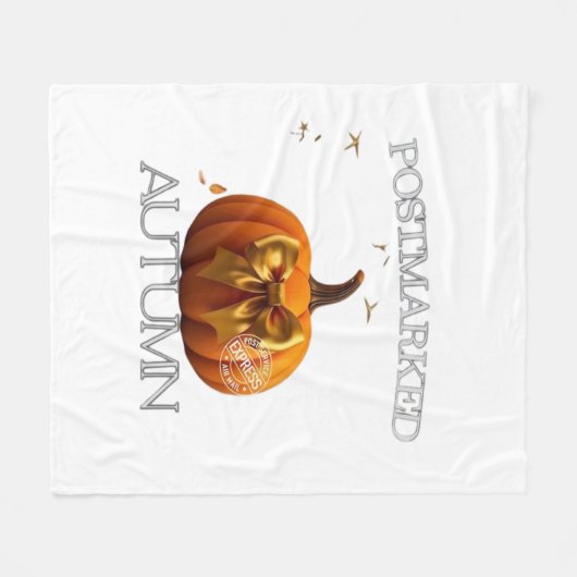 Essenzieller T - Shirt im Herbst Fleecedecke (Vorderseite (Horizontal))