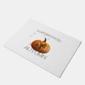Essenzieller T - Shirt im Herbst Fußmatte (Schrägansicht)
