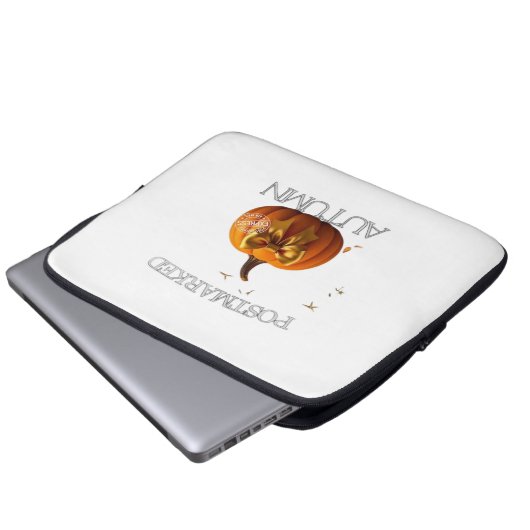 Essenzieller T - Shirt im Herbst Laptopschutzhülle (Vorne Knopf)