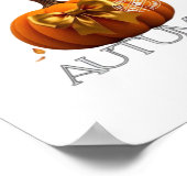 Essenzieller T - Shirt im Herbst Poster (Ecke)