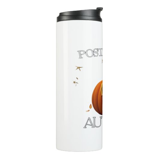 Essenzieller T - Shirt im Herbst Thermosbecher (Nach links gedreht)