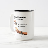 Essenzieller Tremor Zweifarbige Tasse (Vorderseite Links)