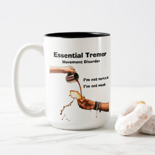 Essenzieller Tremor Zweifarbige Tasse